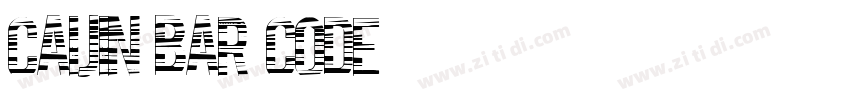 CAIJIN bar code字体转换
